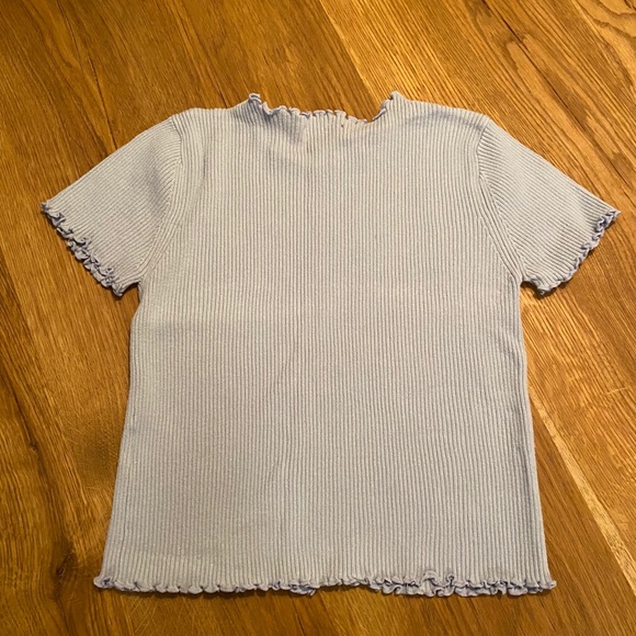 Brandy Melville purple ribbed top - Picture 2 of 2